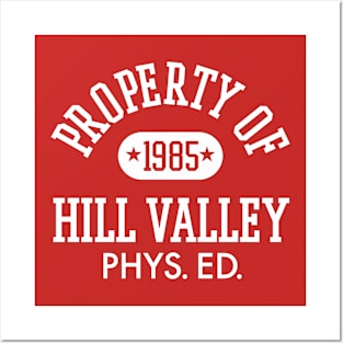 BACK TO THE FUTURE - Hill Valley Phys. Ed. Posters and Art